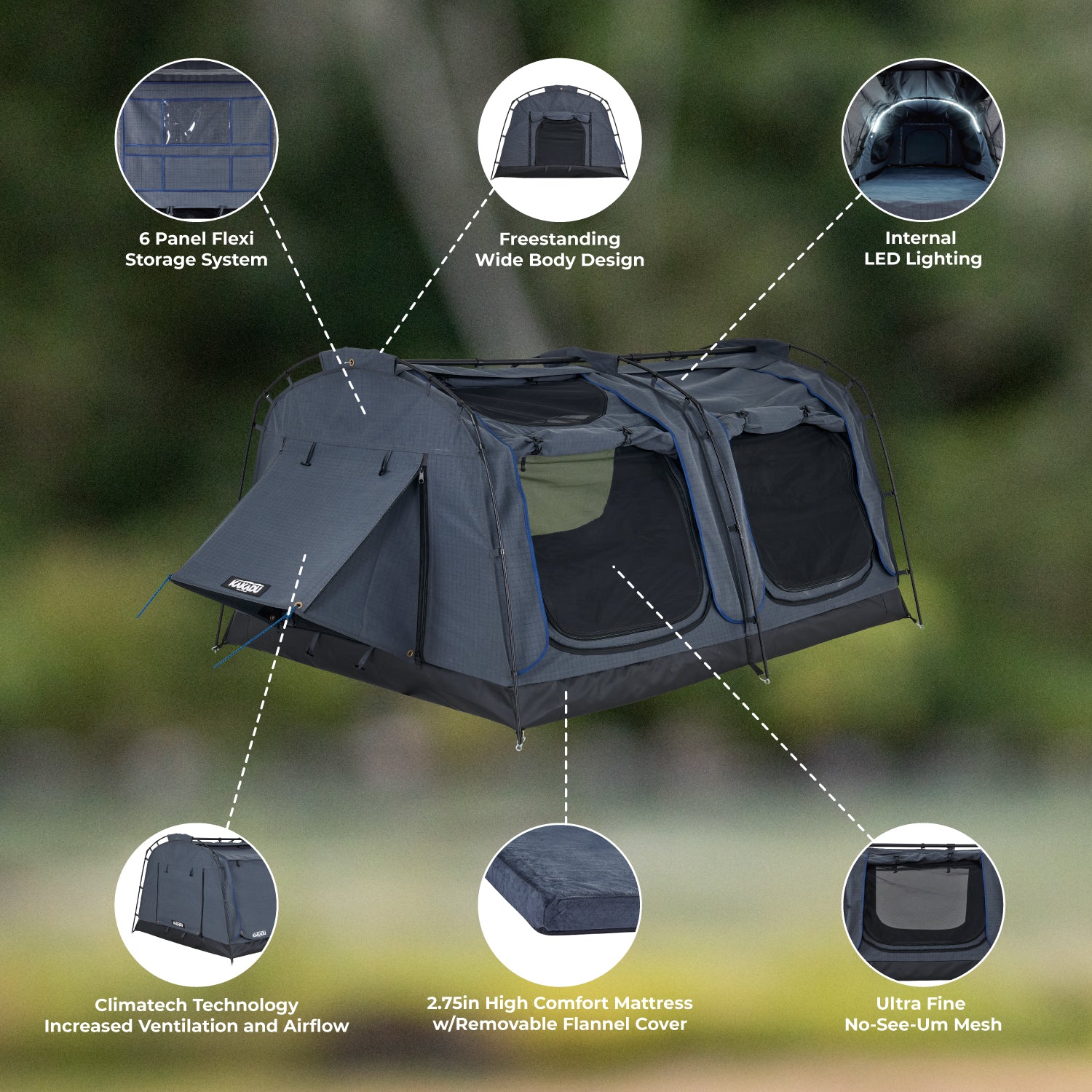 Sundowner Swag 2P – Spacious 2-Person Swag | Kakadu USA