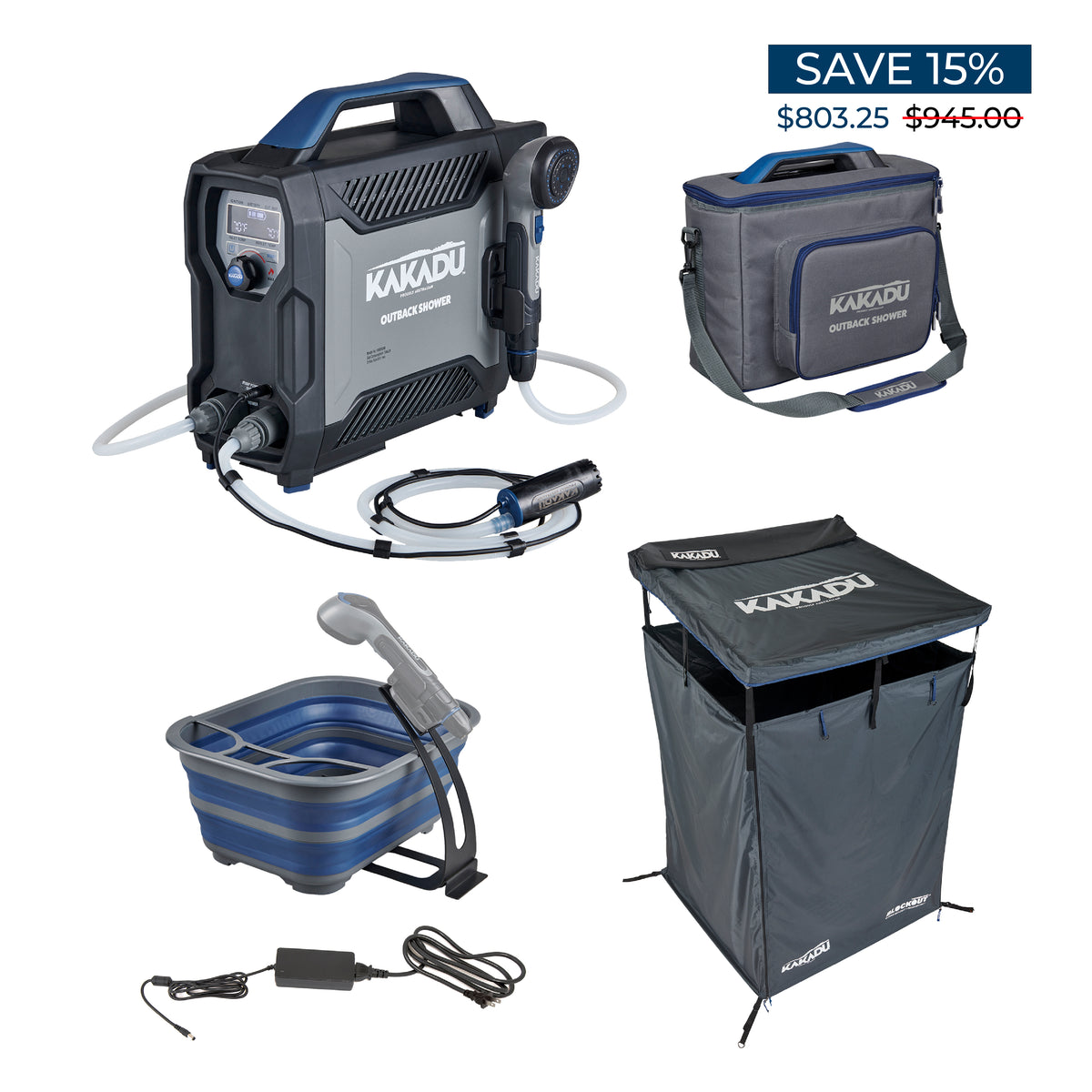 Outback Shower Overland Bundle