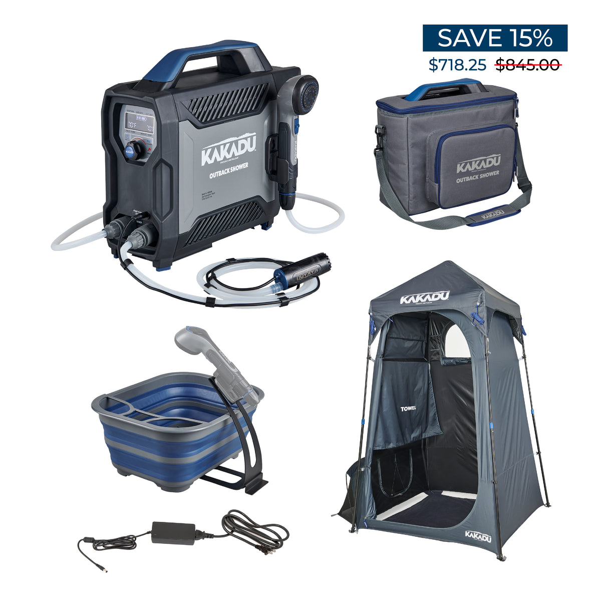 Outback Shower Tent Bundle