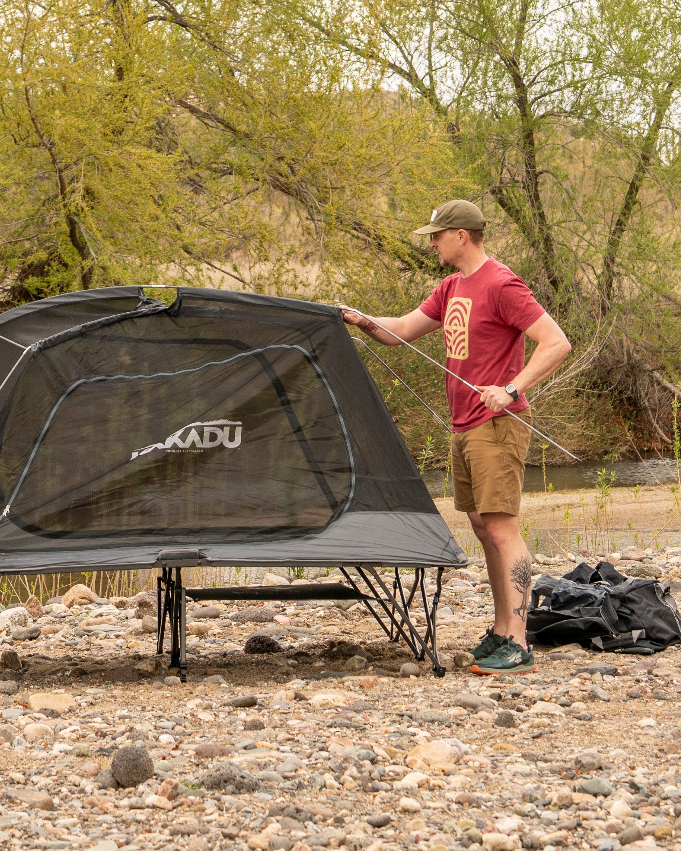 Shop BlockOut Cot Tent 2P – Double Camping Cot | Kakadu USA