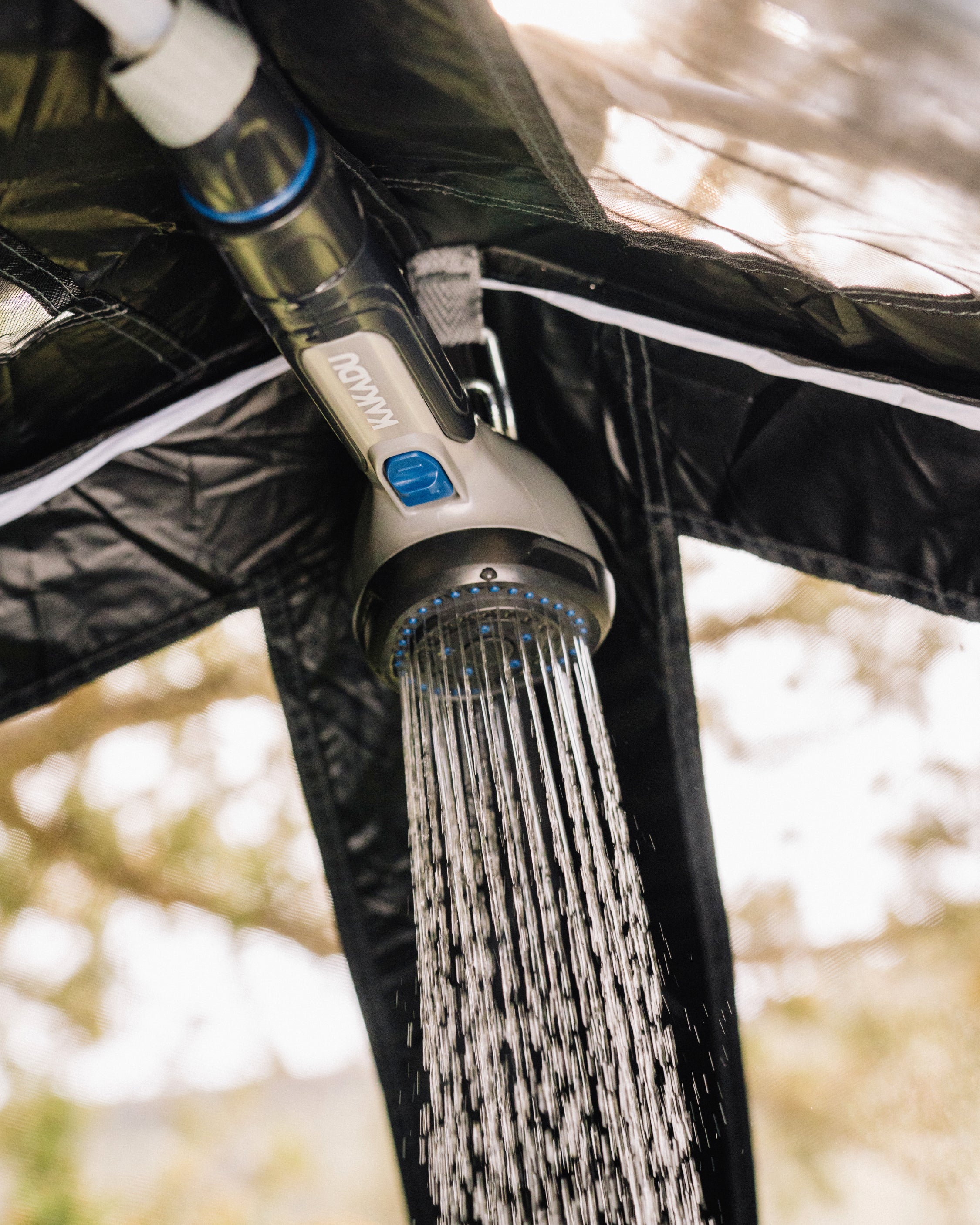 Kakadu Outback Shower expertly engineered multi-mount shower head adjustable with hook magnet suction