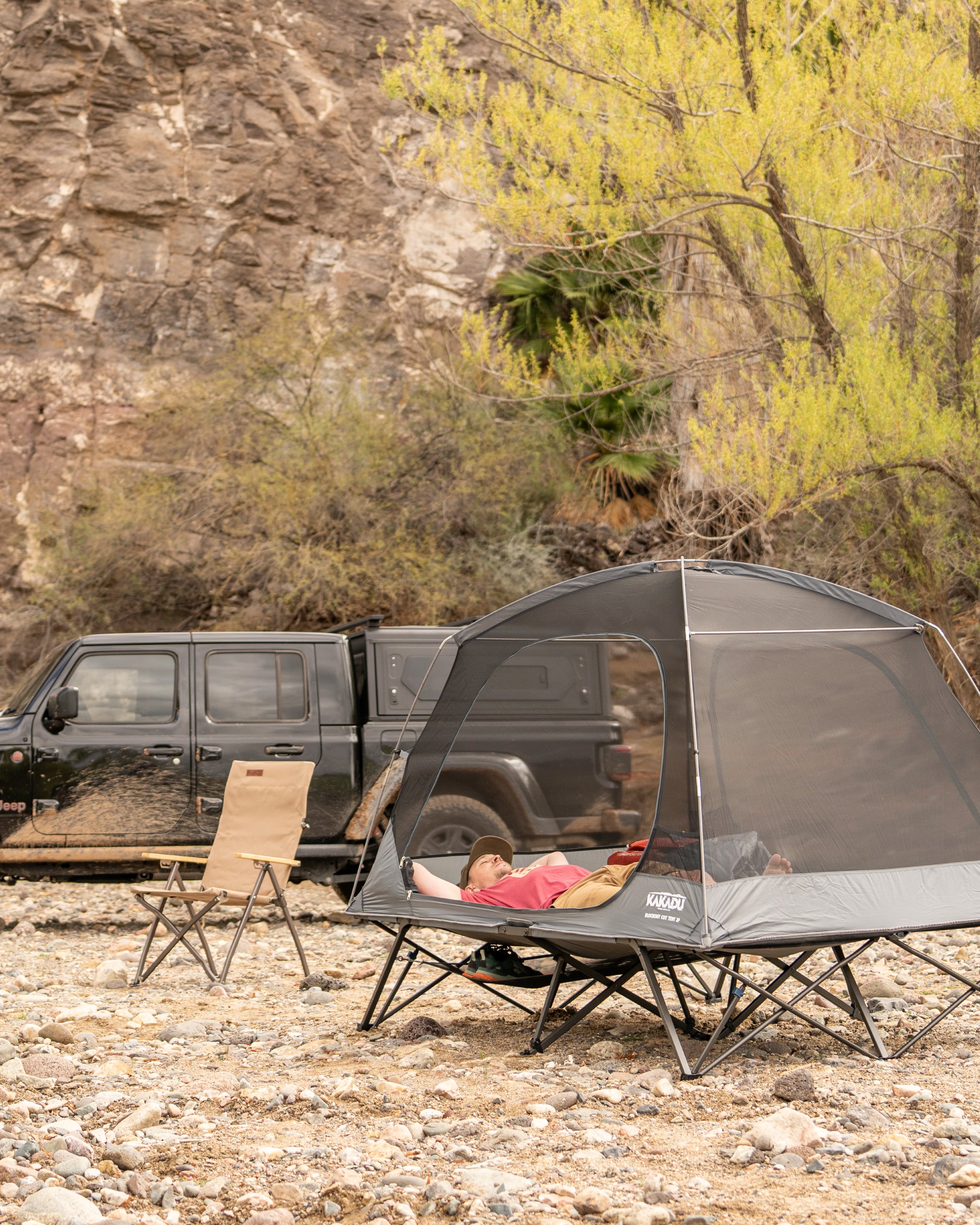 Shop BlockOut Cot Tent 2P – Double Camping Cot | Kakadu USA