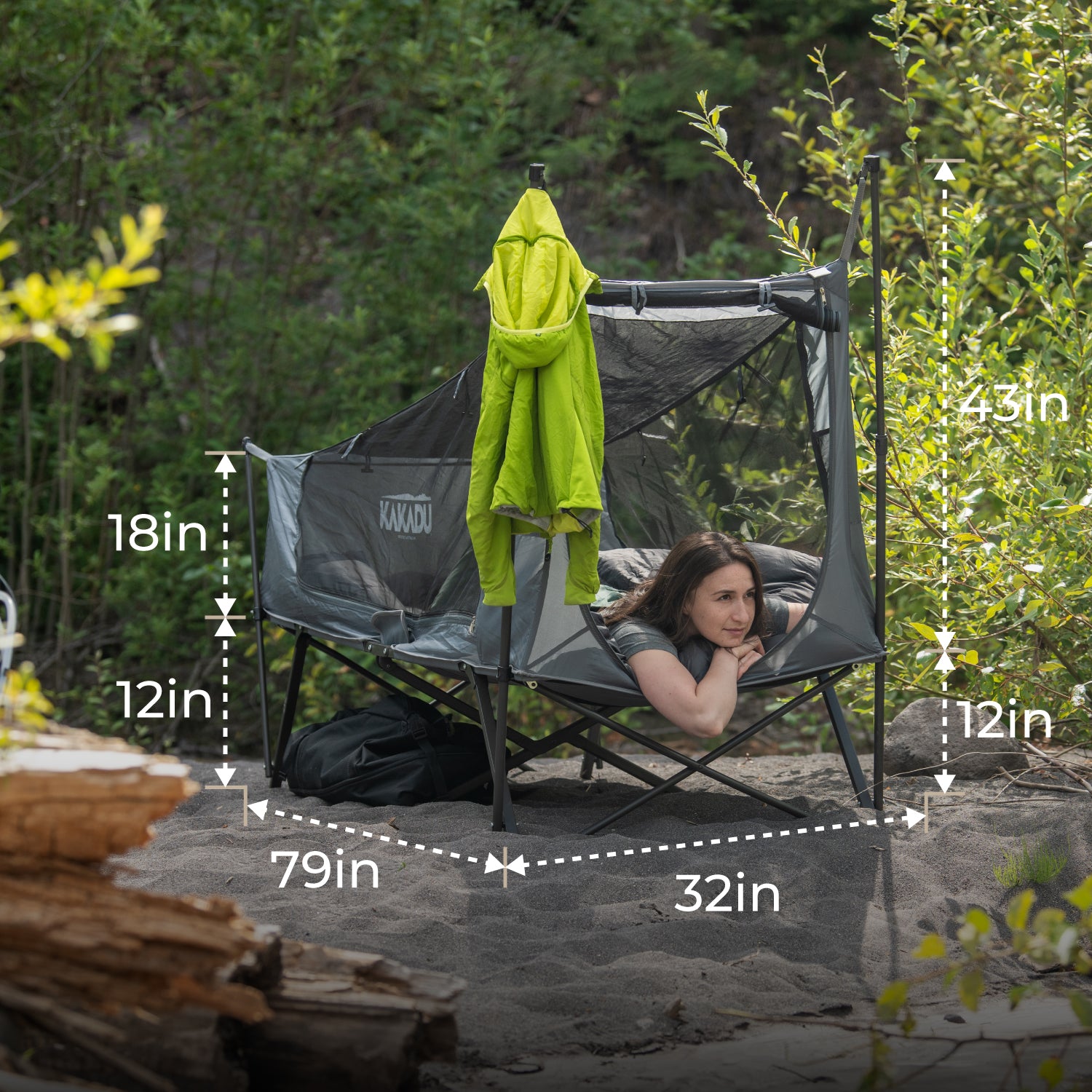 BlockOut Cot Tent 1P