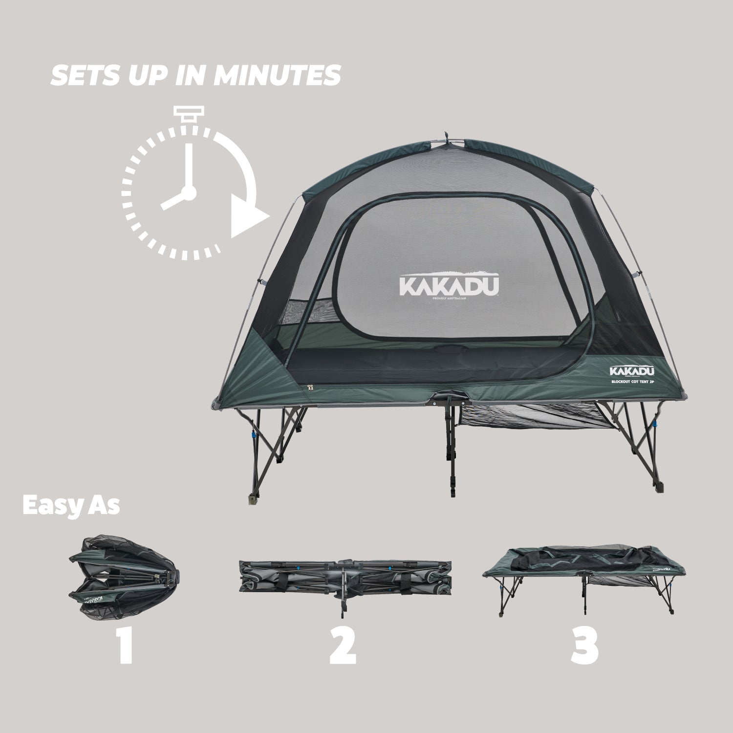 BlockOut Cot Tent 2P