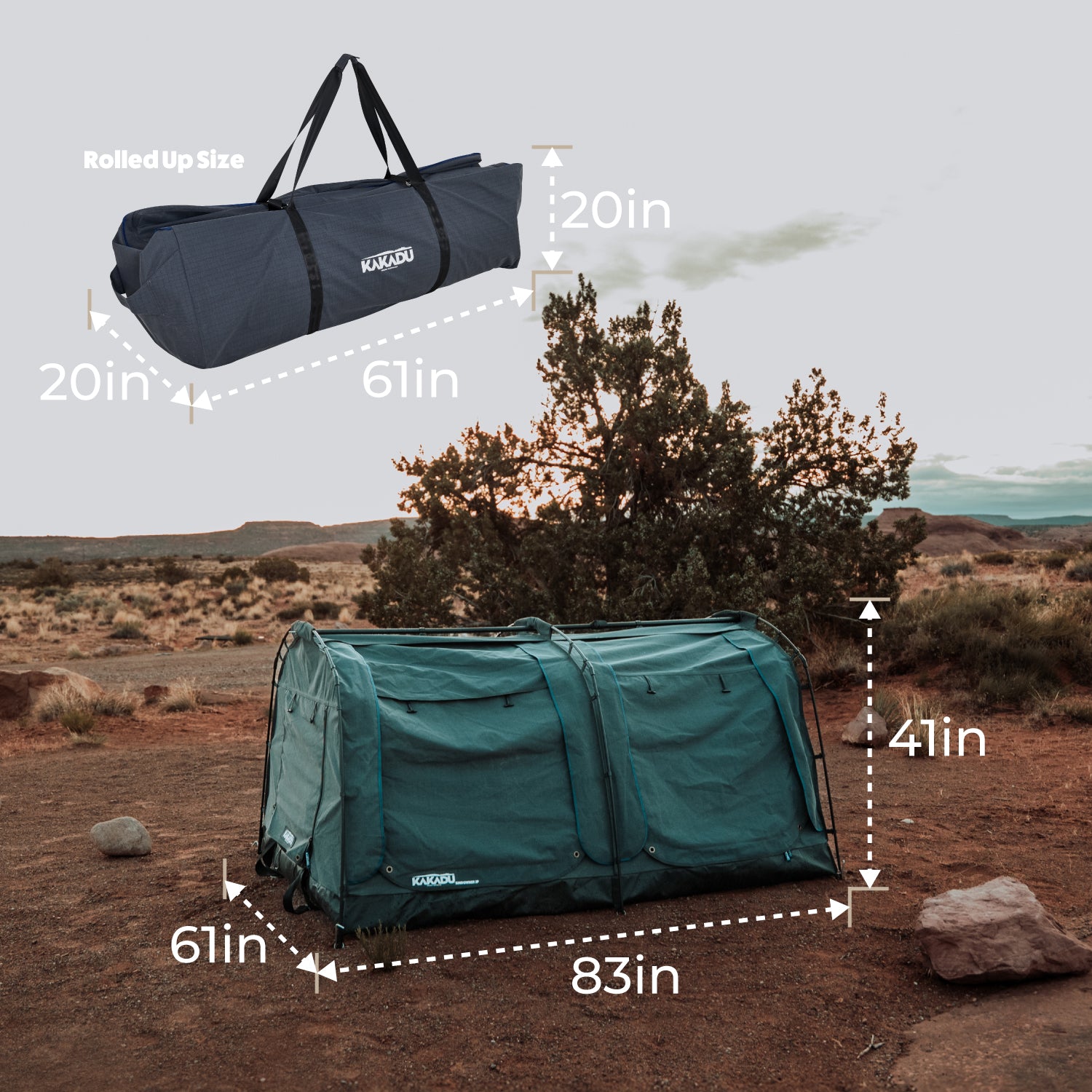 swag bag tent Sundowner 2P Aluminum alloy poles provide alpina-a9713 Camping in Sachsen-Anhalt: Badeseen, Liegebreite:Grande (130 cm)