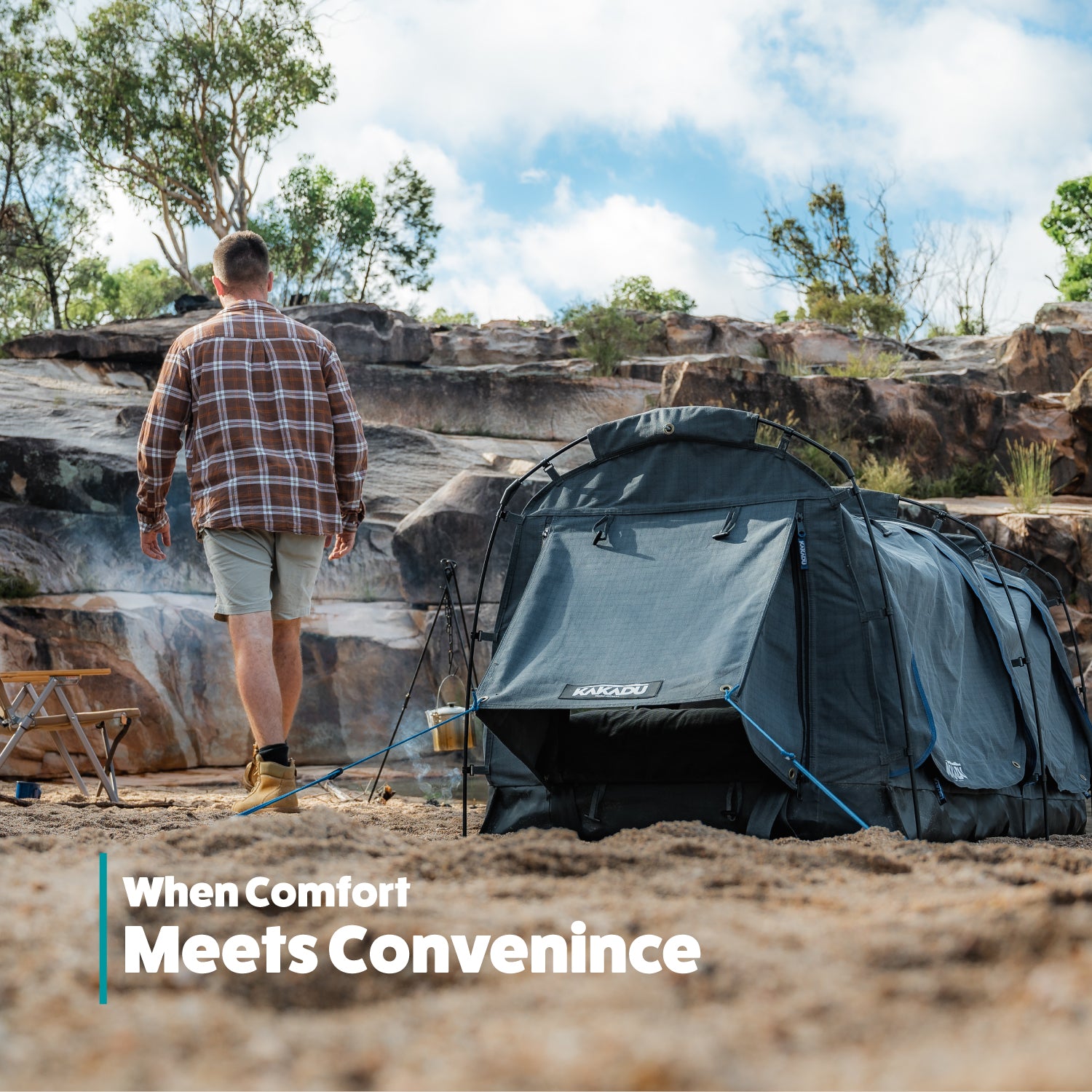 lightweight swag tent Sundowner Swag 1P