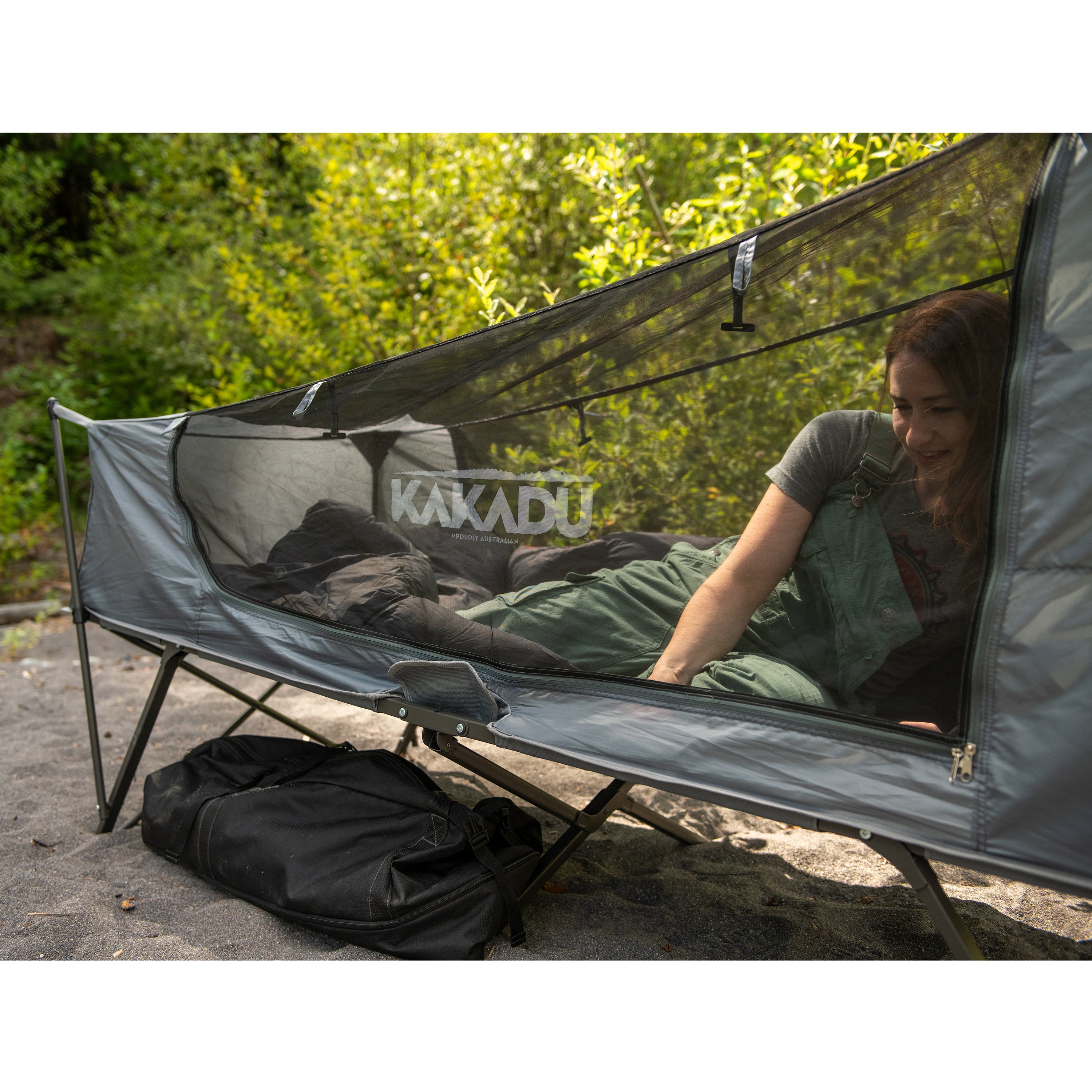 Shop BlockOut Cot Tent 1P – Compact Camping Cot | Kakadu USA