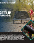 BlockOut® Cot Tent 2P