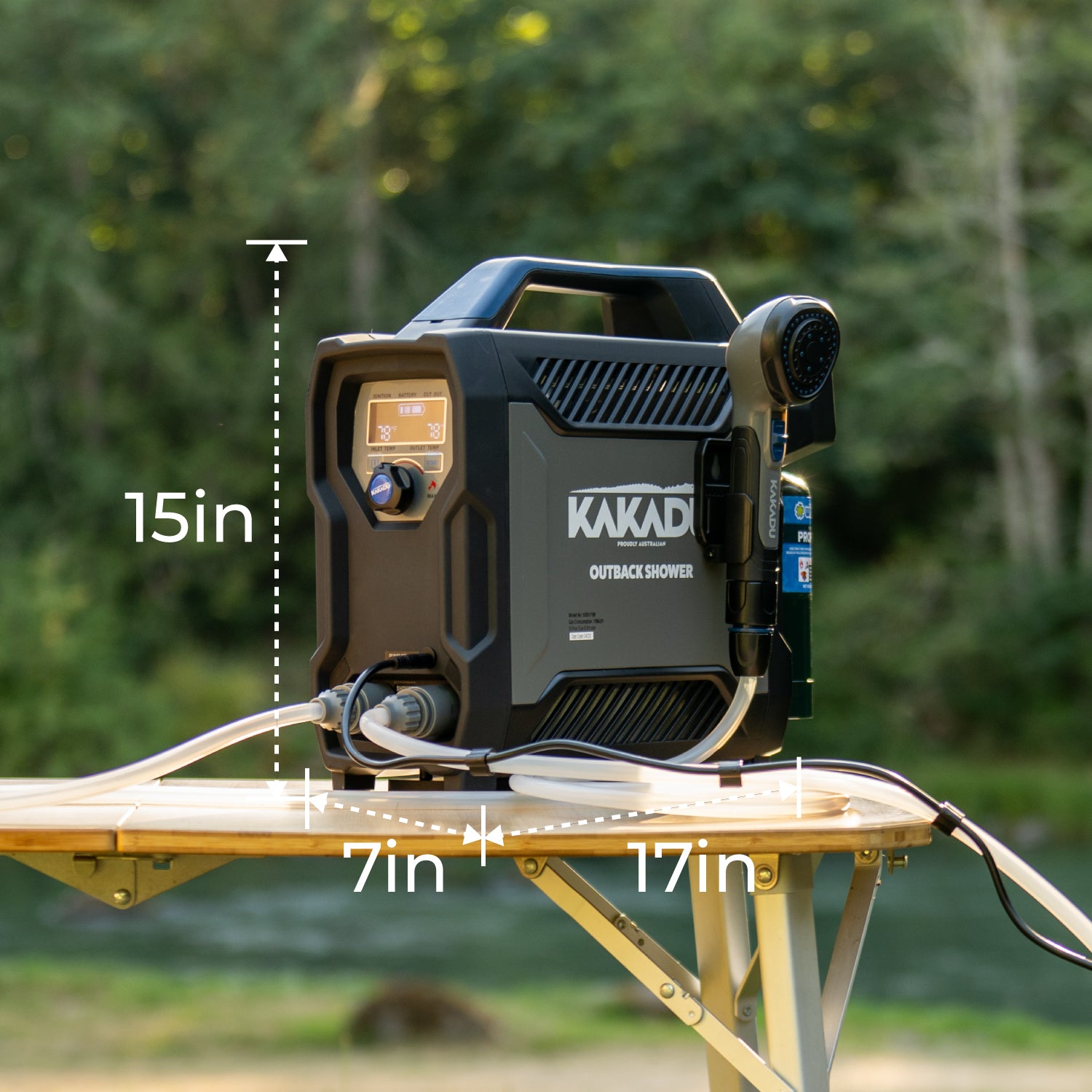 Best Camping Shower – Portable Hot Water | Kakadu USA