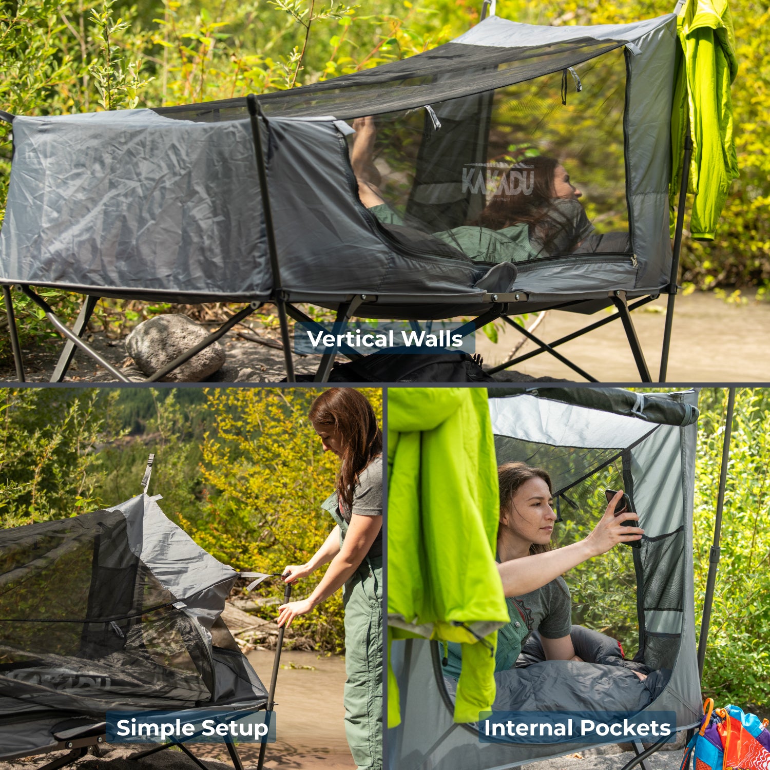 Shop BlockOut Cot Tent 1P – Compact Camping Cot | Kakadu USA